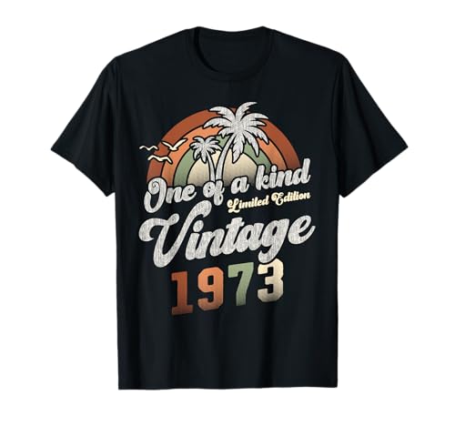 Vintage 1973 One Of A Kind Limited Edition 52. Geburtstag T-Shirt Vintage 1973 One Of A Kind Limited Edition 52. Geburtstag T-Shirt von 1973 Birthday Gift Ideas by Conreo