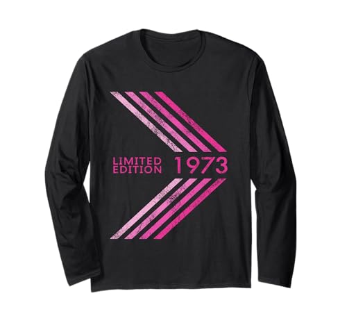 Geburtstag 1973 Limited Edition Woman Sportive Stripe Langarmshirt Geburtstag 1973 Limited Edition Woman Sportive Stripe Langarmshirt von 1973 Limited Edition Woman's Birthday Accessories