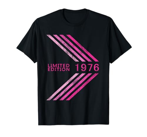 Geburtstag 1976 Limited Edition Woman Sportive Stripe T-Shirt Geburtstag 1976 Limited Edition Woman Sportive Stripe T-Shirt von 1976 Limited Edition Woman's Birthday Accessories