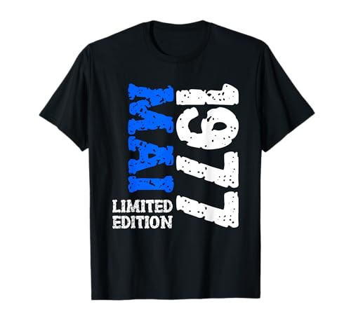 48. Geburtstag Deko Frauen Männer Limited Edition Mai 1977 T-Shirt von 1977 Geburtstag Damen Herren Geburtstagsgeschenk