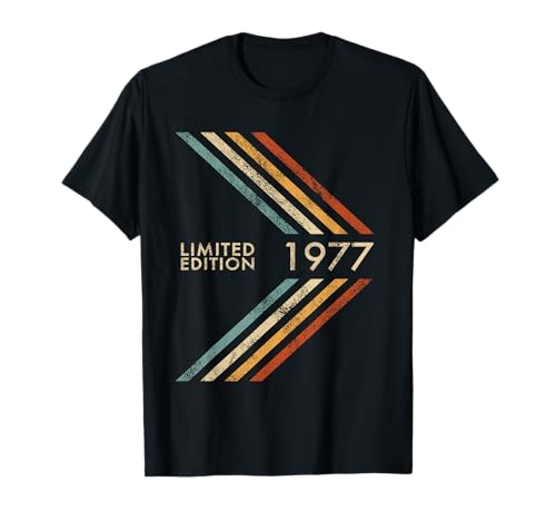 Geburtstag 1977 Limited Edition Herren Damen Vintage Style T-Shirt von 1977 Limited Edition Sport Vintage Style Birthday
