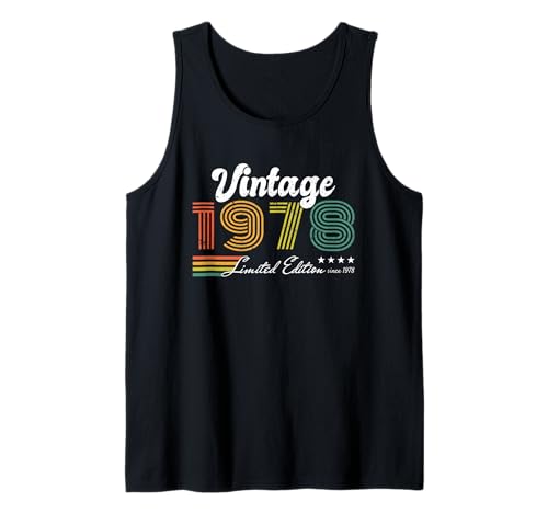Herren Geburtstag Vintage 1978 Limited Edition - 1978 Tank Top Herren Geburtstag Vintage 1978 Limited Edition - 1978 Tank Top von 1978 Birthday - Vintage 1978 Present
