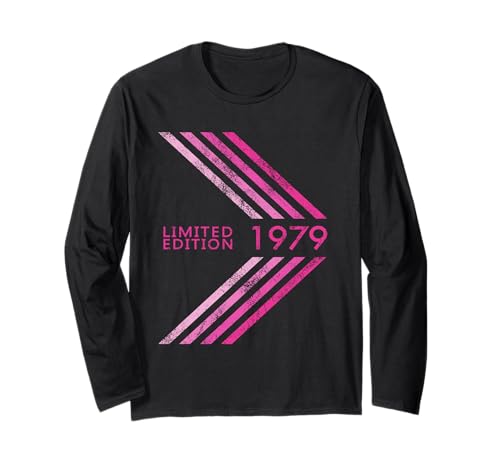 Geburtstag 1979 Limited Edition Damen Sportive Stripe Langarmshirt Geburtstag 1979 Limited Edition Damen Sportive Stripe Langarmshirt von 1979 Limited Edition Women's Birthday Accessories