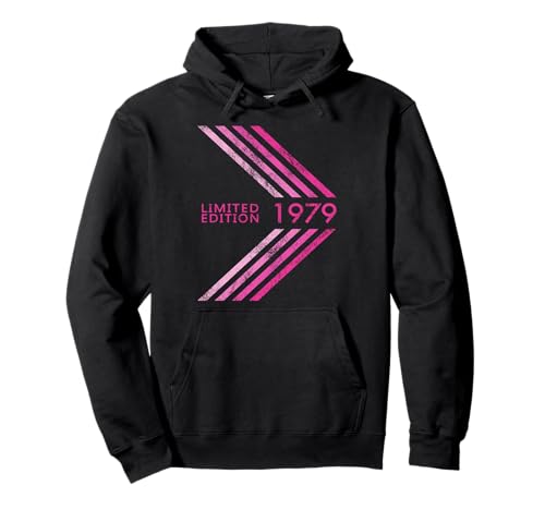 Geburtstag 1979 Limited Edition Damen Sportive Stripe Pullover Hoodie Geburtstag 1979 Limited Edition Damen Sportive Stripe Pullover Hoodie von 1979 Limited Edition Women's Birthday Accessories