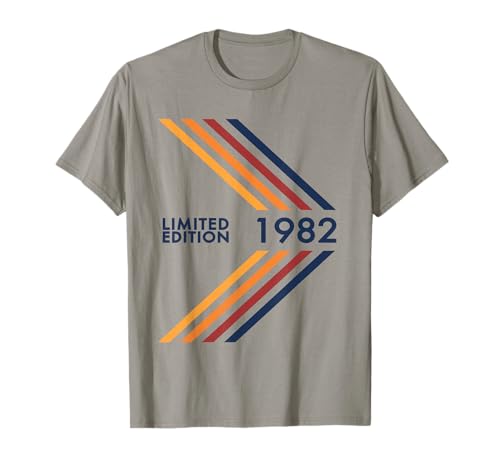 Geburtstag 1982 Limited Edition Herren Damen Vintage Sport Style T-Shirt von 1982 Limited Edition Sport Vintage Style Birthday