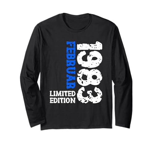 42. Geburtstag Frauen Männer Limited Edition Februar 1983 Langarmshirt 42. Geburtstag Frauen Männer Limited Edition Februar 1983 Langarmshirt von 1983 Geburtstag Damen Herren Geburtstagsgeschenk