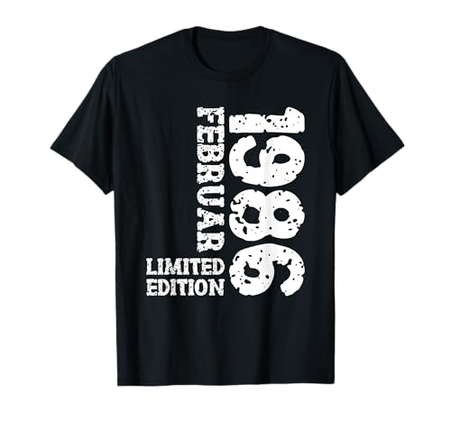 39. Geburtstag Frauen Männer Limited Edition Februar 1986 T-Shirt 39. Geburtstag Frauen Männer Limited Edition Februar 1986 T-Shirt von 1986 Geburtstag Damen Herren Geburtstagsgeschenk