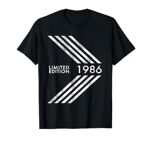 Geburtstag 1986 Limited Edition für Männer Frauen Vintage T-Shirt von 1986 Limited Edition Mens Womens Birthday