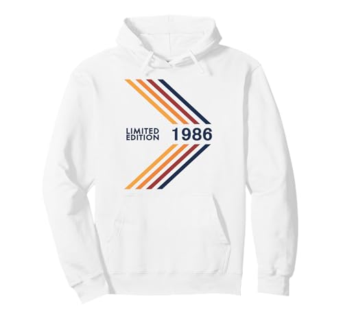 Geburtstag 1986 Limited Edition Herren Damen Vintage Sport Style Pullover Hoodie von 1986 Limited Edition Sport Vintage Style Birthday