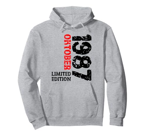 38. Geburtstag Frauen Männer Limited Edition Oktober 1987 Pullover Hoodie 38. Geburtstag Frauen Männer Limited Edition Oktober 1987 Pullover Hoodie von 1987 Geburtstag Damen Herren Geburtstagsgeschenk