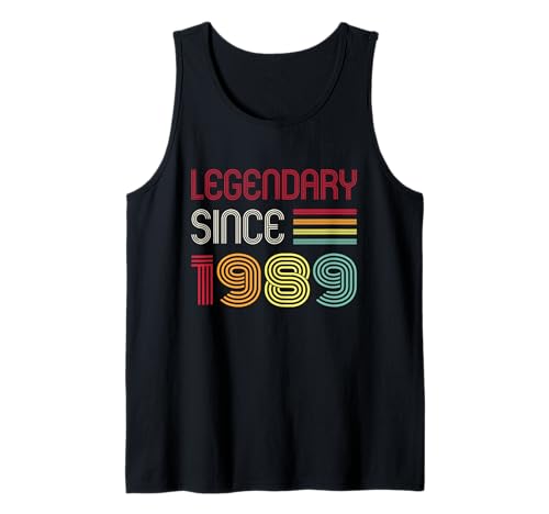 Herren Geburtstag Legendär seit 1989 Tank Top Herren Geburtstag Legendär seit 1989 Tank Top von 1989 Birthday - Vintage 1989 Present