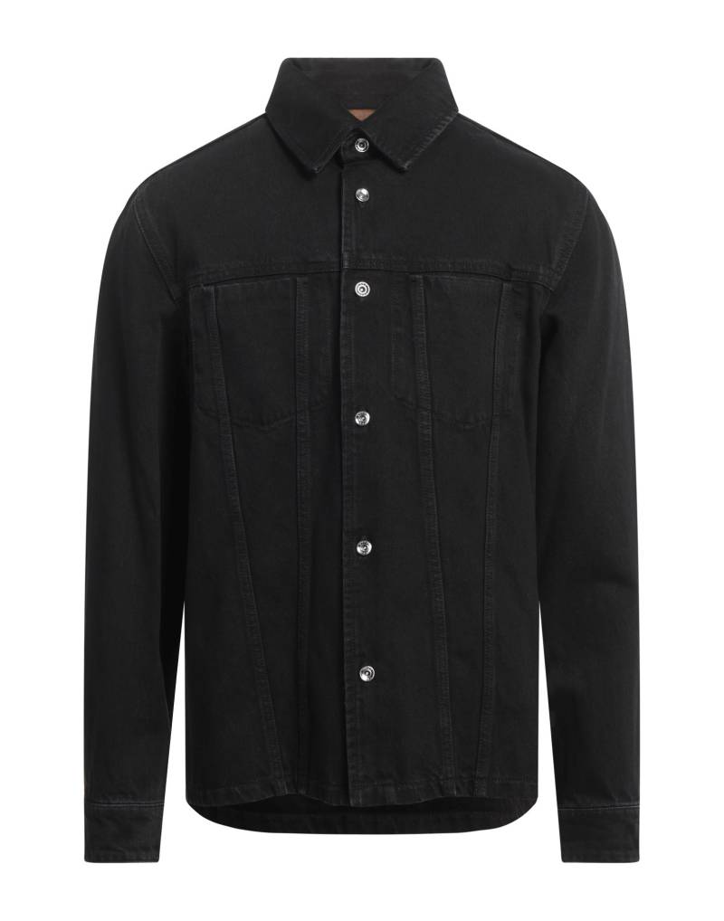 1989 STUDIO Jeansjacke/-mantel Herren Schwarz von 1989 STUDIO