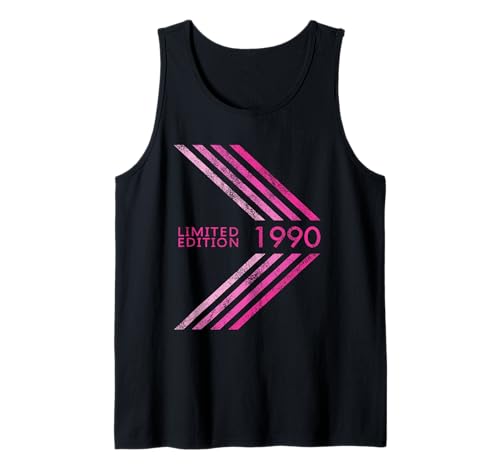 Geburtstag 1990 Limited Edition Damen Sportive Stripe Tank Top Geburtstag 1990 Limited Edition Damen Sportive Stripe Tank Top von 1990 Limited Edition Women's Birthday Accessories