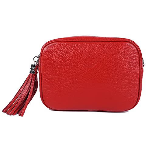 1990s Damen Handy Umhängetasche Echtes Leder kleine, handtasche damen Hergestellt in Italien handtasche damen von 1990s