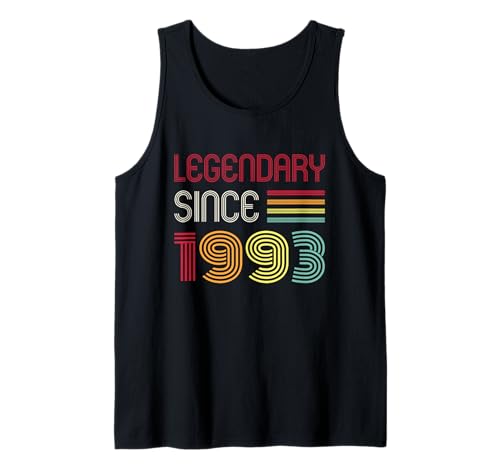 Herren Geburtstag Legendär seit 1993 Tank Top von 1993 Birthday - Vintage 1993 Present