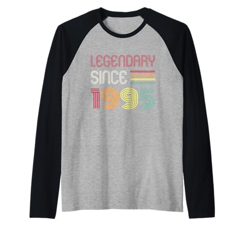 Herren Geburtstag Legendär seit 1995 Raglan Herren Geburtstag Legendär seit 1995 Raglan von 1995 Birthday - Vintage 1995 Present