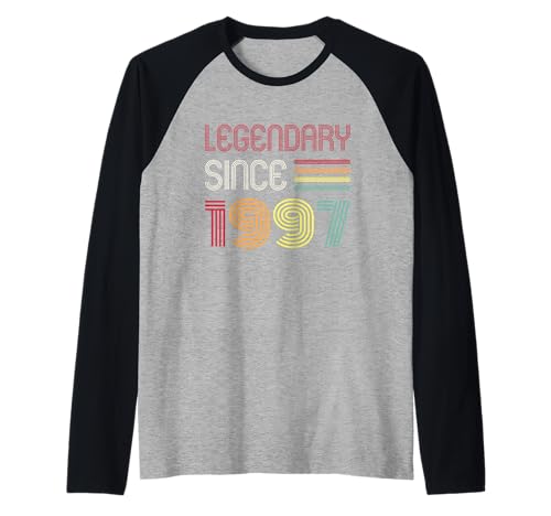 Herren Geburtstag Legendär seit 1997 Raglan Herren Geburtstag Legendär seit 1997 Raglan von 1997 Birthday - Vintage 1997 Present