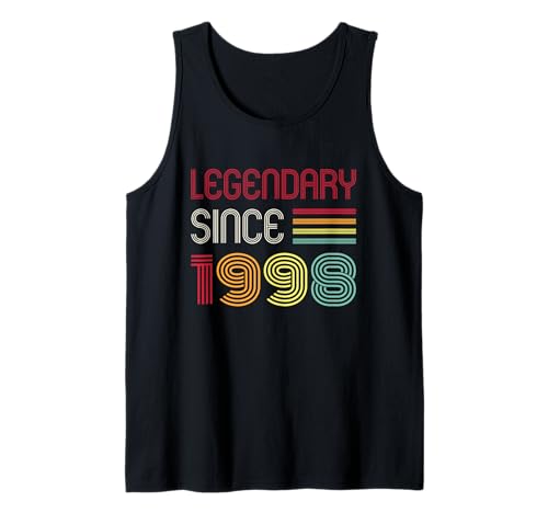 Herren Geburtstag Legendär seit 1998 Tank Top von 1998 Birthday - Vintage 1998 Present