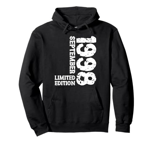 27. Geburtstag Frauen Männer Limited Edition September 1998 Pullover Hoodie von 1998 Geburtstag Damen Herren Geburtstagsgeschenk
