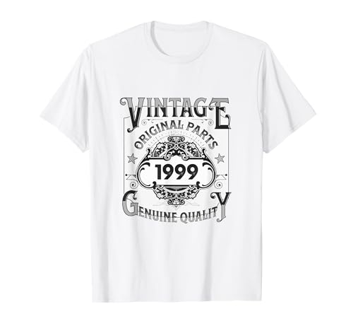 Vintage 1999 T-Shirt Herren Limited Edition BDay 1999 T-Shirt Vintage 1999 T-Shirt Herren Limited Edition BDay 1999 T-Shirt von 1999 Geschenk Vintage 1999 Geburtstagsgeschenke