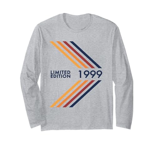 Geburtstag 1999 Limited Edition Herren Damen Vintage Sport Style Langarmshirt von 1999 Limited Edition Sport Vintage Style Birthday