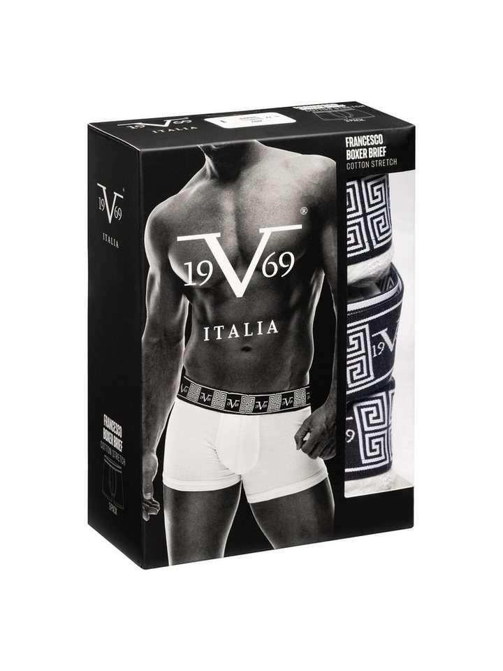 19V69 ITALIA Boxershorts Francesco 3er Pack (3er-Pack) von 19V69 ITALIA