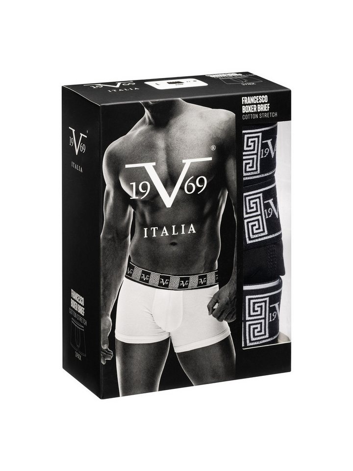 19V69 ITALIA Boxershorts Francesco 3er Pack (3er-Pack) von 19V69 ITALIA