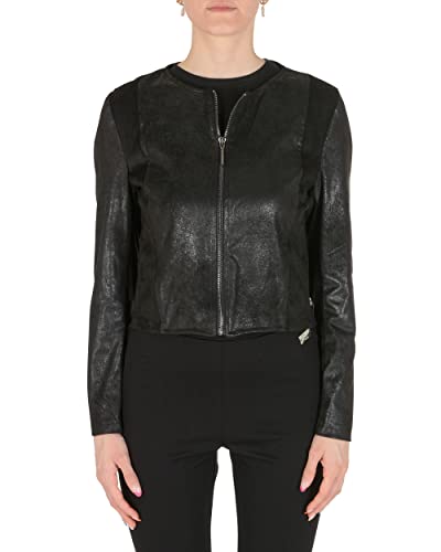 19V69 ITALIA Damen Maura Black Damenjacke, Schwarz, L von 19V69 ITALIA