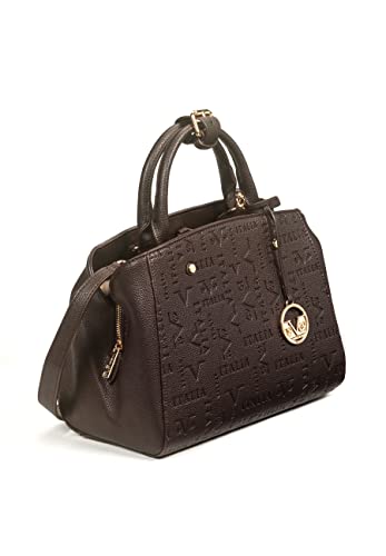 19V69 ITALIA Damen Handtasche Raquel Gold Women Handbag, Dunkelbraun von 19V69 ITALIA