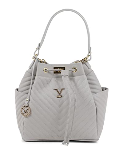 19V69 ITALIA Damen Umhängetasche Grau Bh10272 52 Sauvage Grey Tasche Made in Italy von 19V69 ITALIA