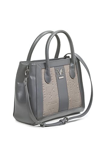 19V69 ITALIA Damen Women Gabriela Gold Shopper Bag, Grau/Taupe von 19V69 ITALIA