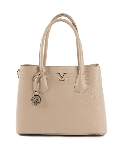 19V69 ITALIA Damen Womens Handbag Beige 10510 V2 Dollaro Sand Tasche Made in Italy von 19V69 ITALIA