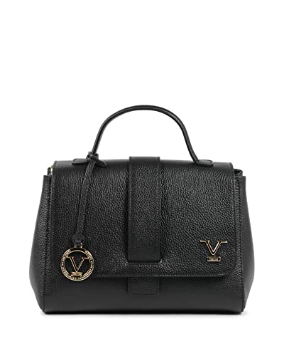 19V69 ITALIA Damen Womens Handbag Black Bc10280 52 Dollar Schwarz Tasche Made in Italy von 19V69 ITALIA