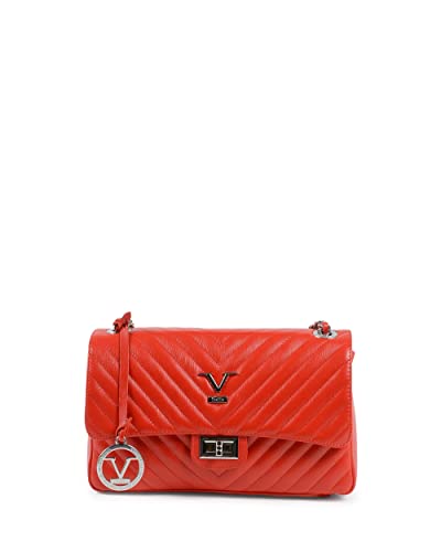 19V69 ITALIA Damen Womens Handbag Red V0116 Kid Rot Tasche Made in Italy von 19V69 ITALIA
