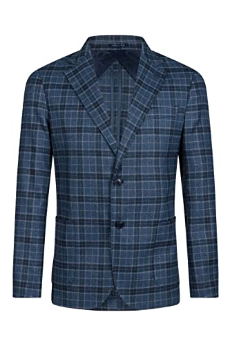 19V69 ITALIA Herren Fabiano Blue Blazer, blau, 50 von 19V69 ITALIA