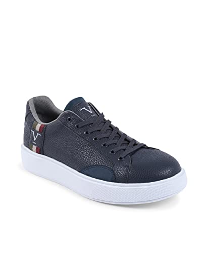 19V69 ITALIA Herren Sneaker Blue SNK 001 M Navy Oxford-Schuh, Marineblau, 40 EU von 19V69 ITALIA