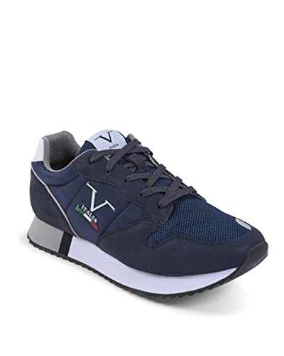 19V69 ITALIA Herren Sneaker Blue SNK 003 M Navy Oxford-Schuh, 39 EU von 19V69 ITALIA