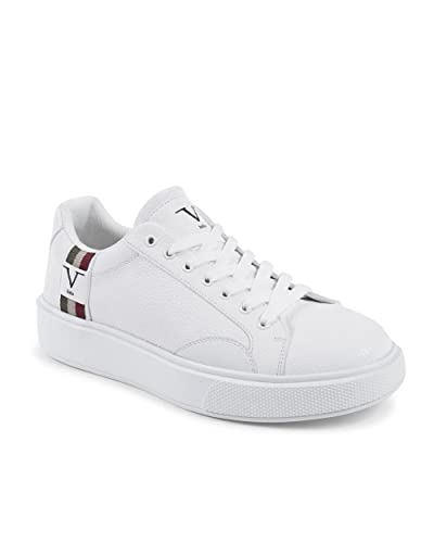 19V69 ITALIA Herren Sneaker SNK 001 M White Oxford-Schuh, Bianco, 40 EU von 19V69 ITALIA