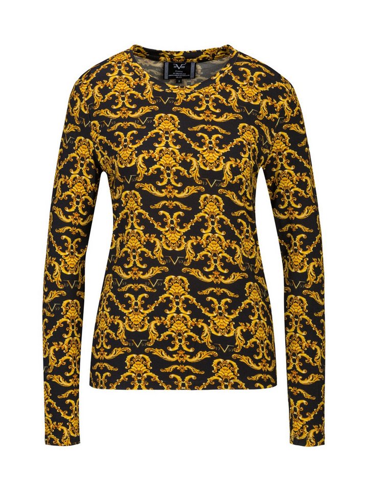 19V69 ITALIA Langarmshirt Valeska Gols AOP von 19V69 ITALIA