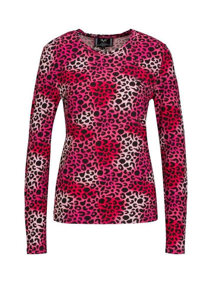 19V69 ITALIA Langarmshirt – Valeska Leo – Longsleeve – figurbetontes Stretch O von 19V69 ITALIA