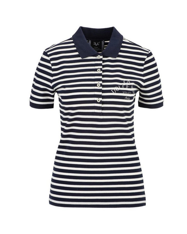 19V69 ITALIA Poloshirt - 19V69 ITALIA by VERSACE - gestreiftes kurzarm Poloshirt - von 19V69 ITALIA