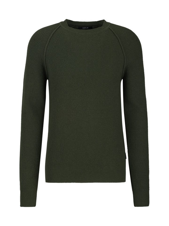 19V69 ITALIA Strickpullover Lambswool Viscose Blend-8 Gg von 19V69 ITALIA