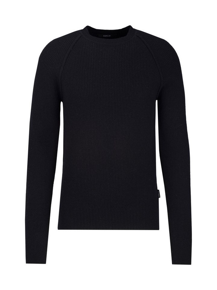 19V69 ITALIA Strickpullover Lambswool Viscose Blend-8 Gg von 19V69 ITALIA