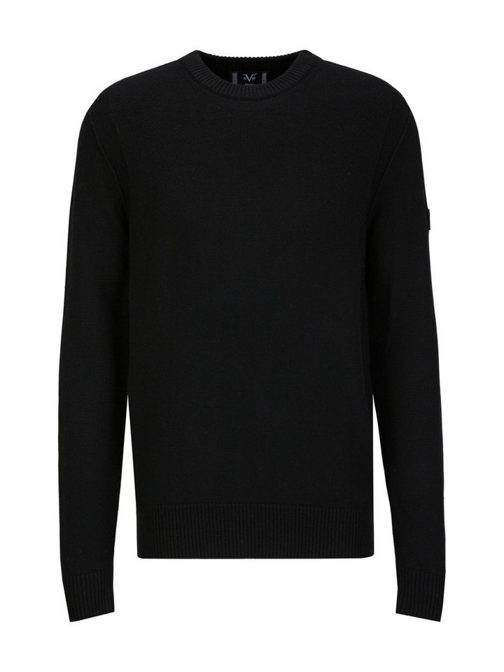 19V69 ITALIA Strickpullover Riccardo Solid von 19V69 ITALIA