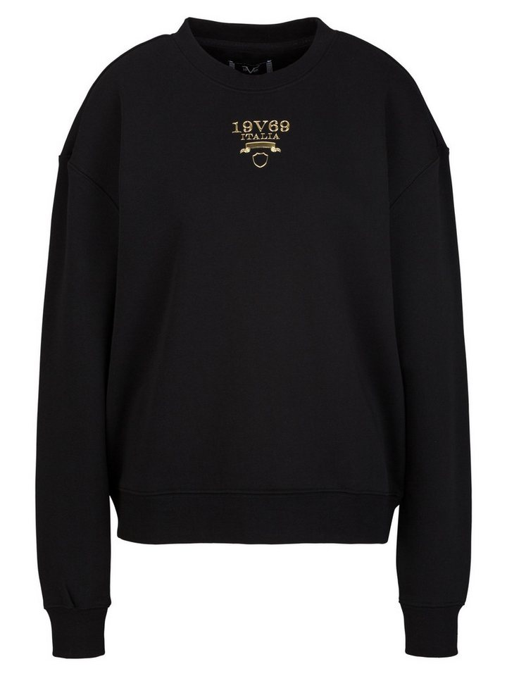 19V69 ITALIA Sweatshirt BONNIE GOLD LOGO von 19V69 ITALIA