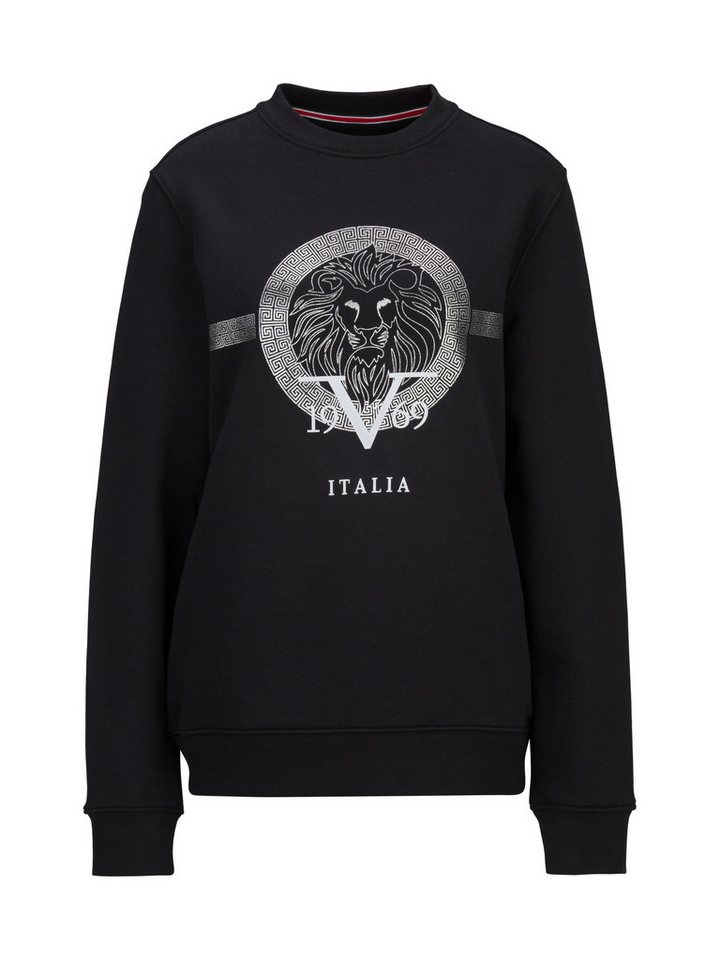 19V69 ITALIA Sweatshirt Nico Lion Ornament von 19V69 ITALIA