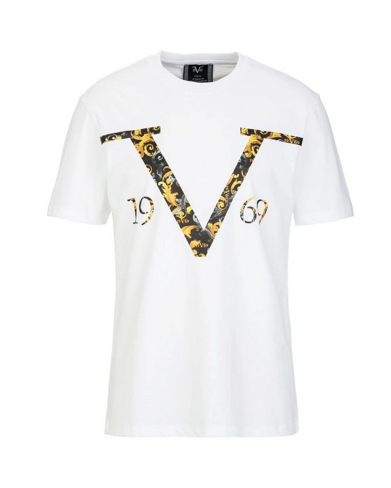 19V69 ITALIA T-Shirt – Herren T-Shirt - Rundhals Kurzarm Shirt - Rafael Logo Carrier 2 von 19V69 ITALIA