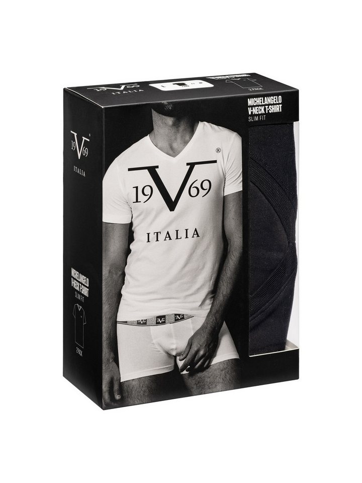 19V69 ITALIA T-Shirt Michelangelo Double Pack (2-tlg) von 19V69 ITALIA