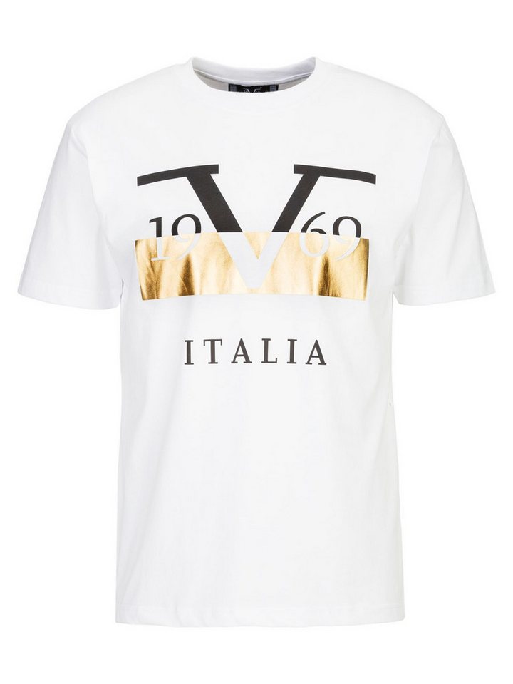 19V69 ITALIA T-Shirt Rafael Golden Foil (1-tlg) von 19V69 ITALIA