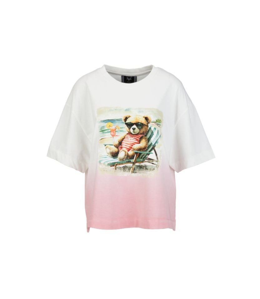 19V69 ITALIA T-Shirt - T-SHIRT R-NECK - PETONIA DIP von 19V69 ITALIA